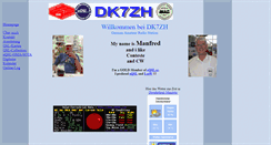 Desktop Screenshot of dk7zh.de